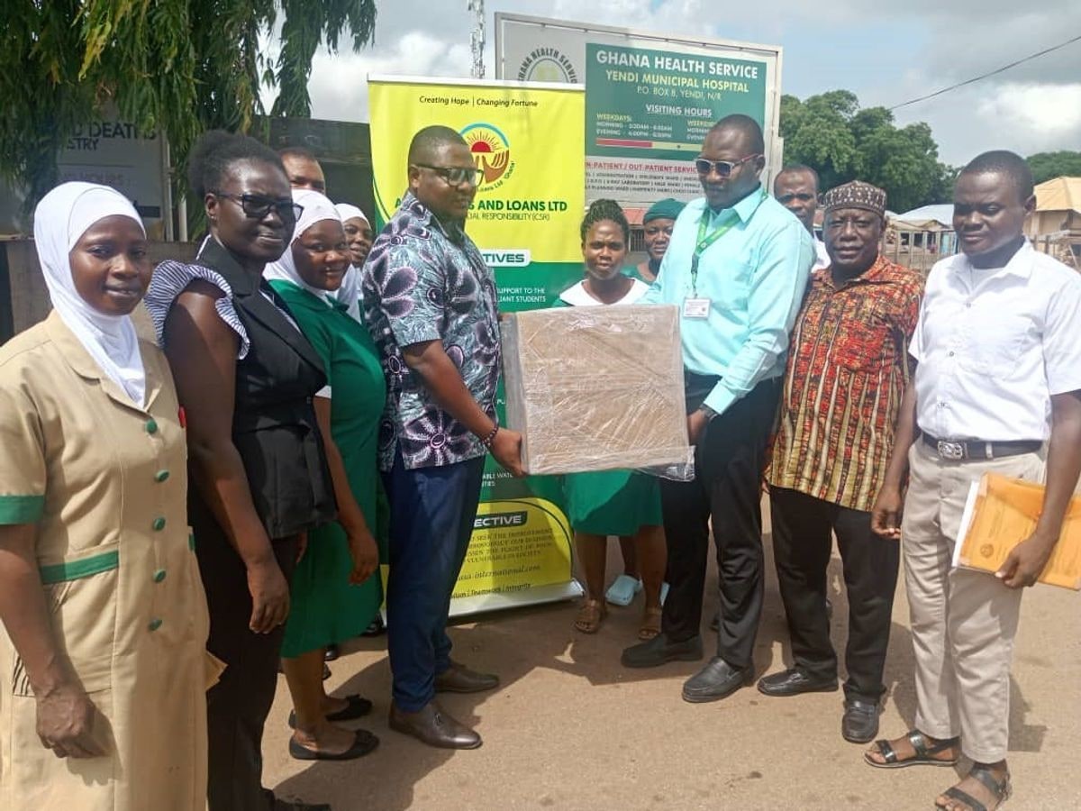 ASA Savings and Loans supports two institutions with medical equipment