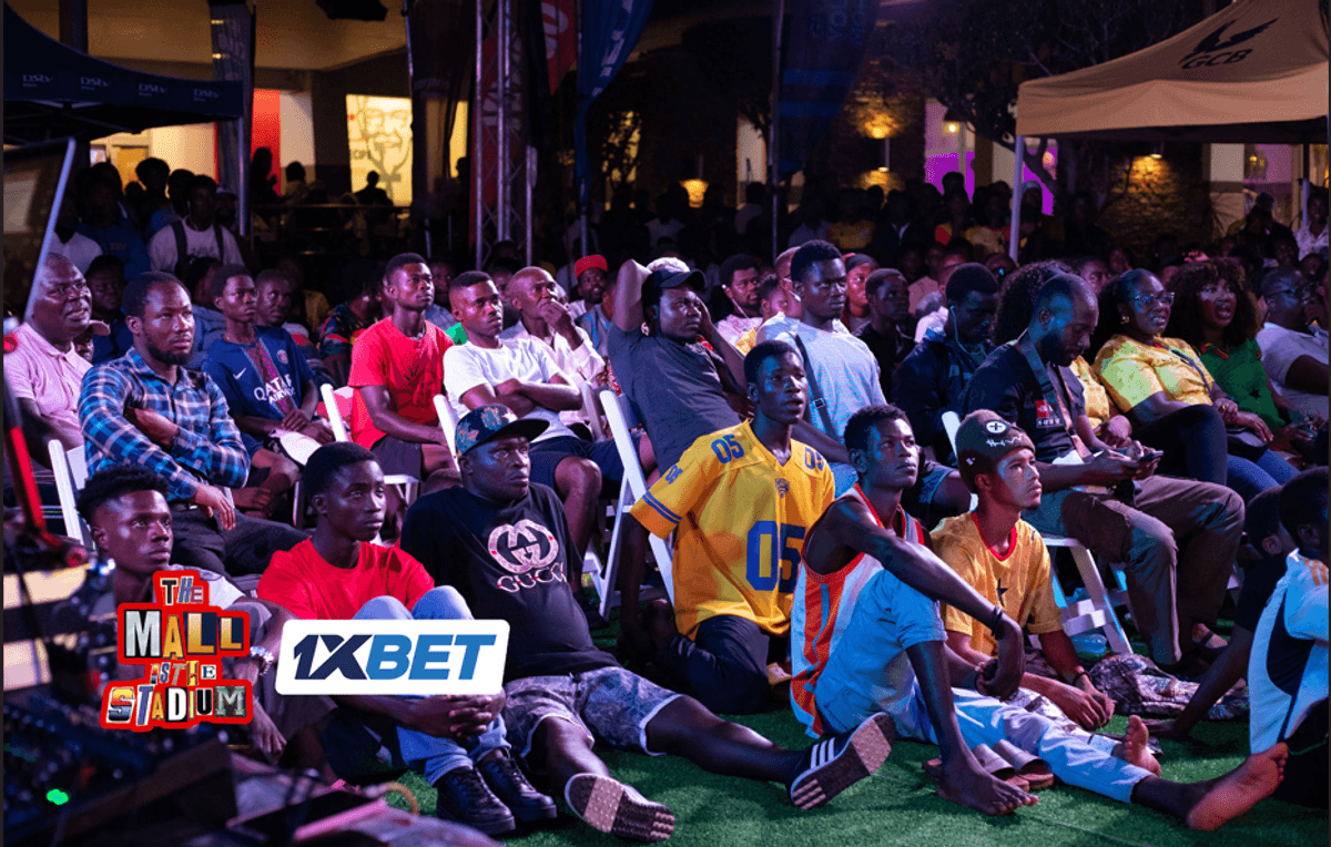 1XBET headlines "The mall is the stadium" fan experience 