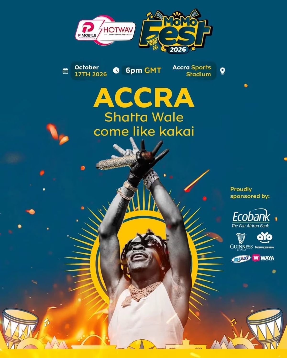 All Roads lead to Accra Stadium for Shatta Wale’s MoMo Fest 2026