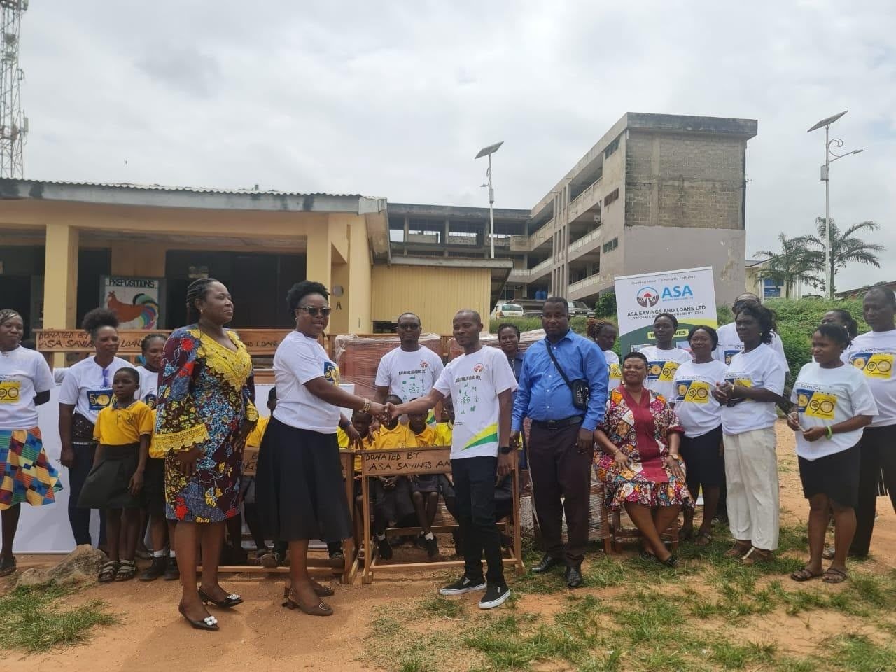 ASA Savings and Loans donates furniture to Wesley Methodist Basic 'A' School