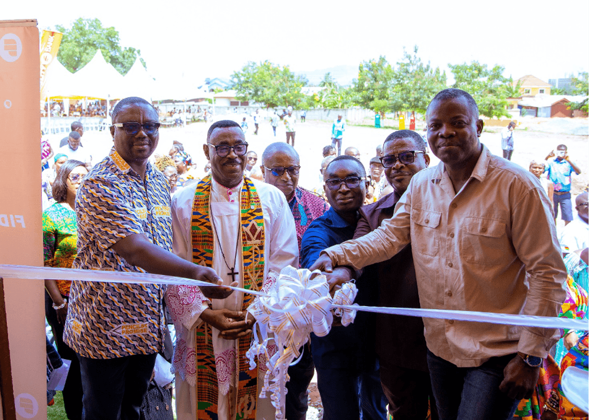Fidelity Bank completes 15th school under its Orange Impact Initiative