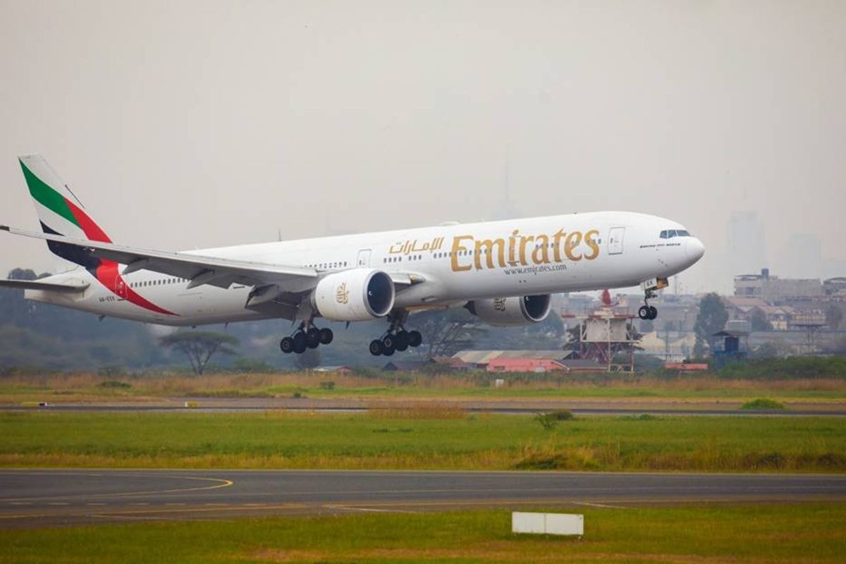 Emirates flight EK789 touches down in Accra for the first time
