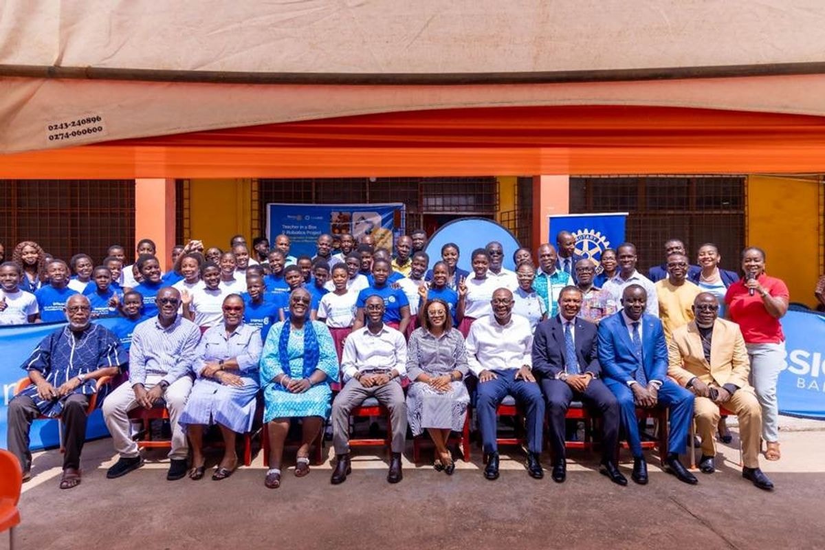 OmniBSIC Bank donates 20 computers to Prince of Peace International School to support digital learning