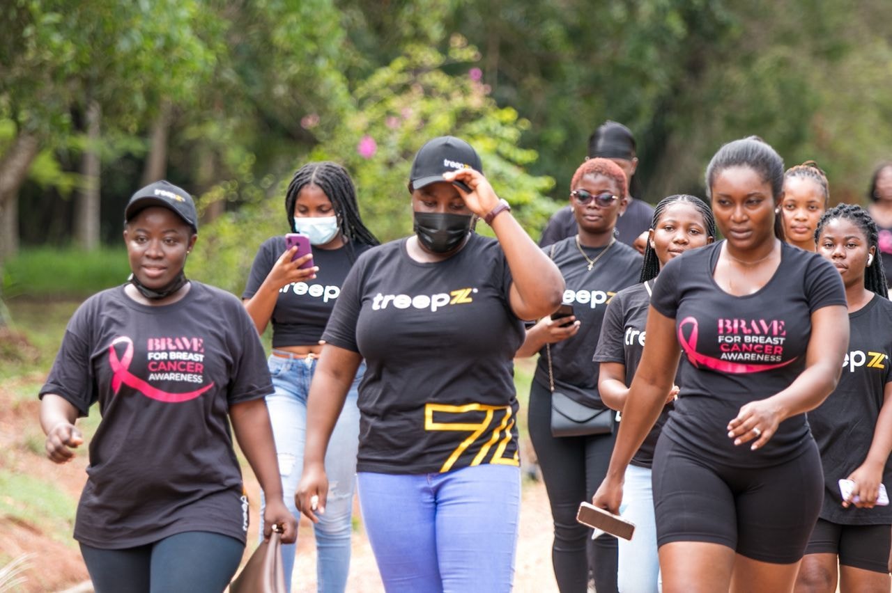 Treepz Ghana supports breast cancer awareness