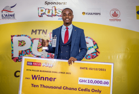 UPSA student, Reginald Boateng, emerges winner of MTN Pulse Business Challenge 2021