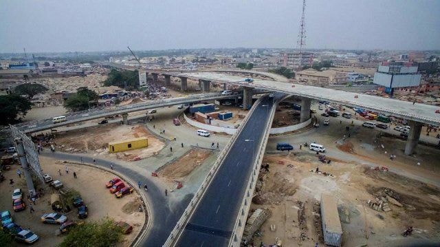 Tamale interchange 95% complete; opens to traffic in March