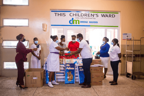 Dredge Masters donates to Korle-Bu Children’s Ward