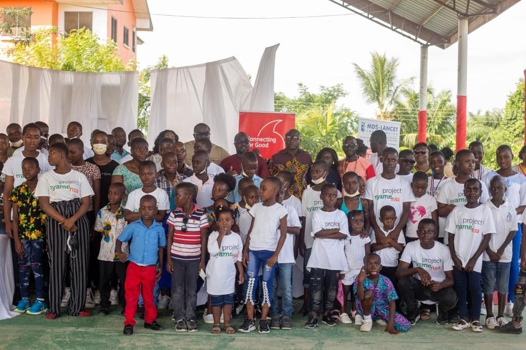 Vodafone Foundation holds free health screening for two orphanages; marks International Health Month