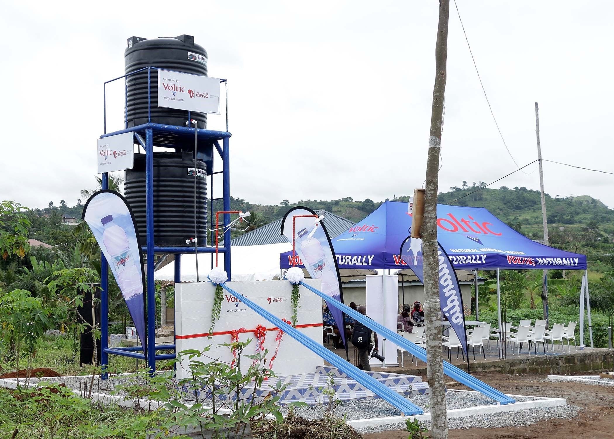 Voltic provides safe water for two deprived communities