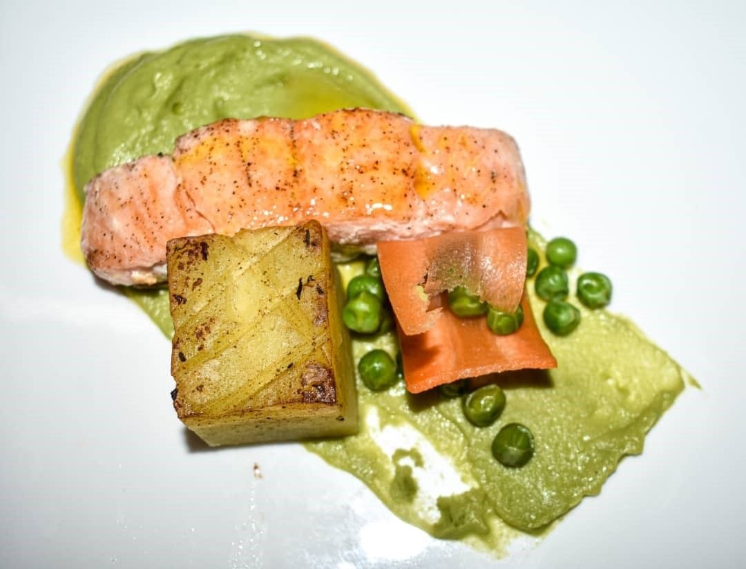 Recipes with Dainess Chef’s School: Orange and Honey Glazed Salmon with Fondant Sweet Potatoes