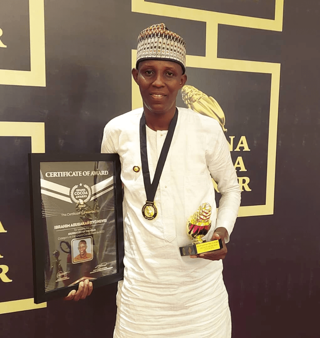 Media General's Abubakar adjudged 'Journalist of the Year' at the Ghana Cocoa Awards 2022