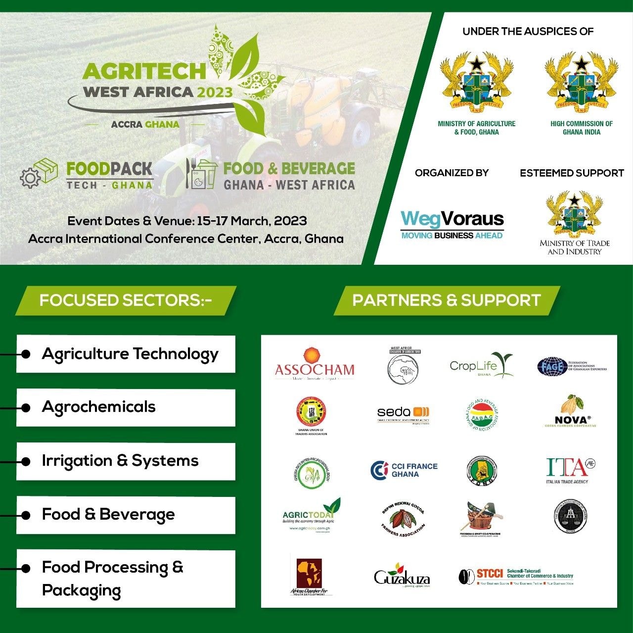 Agritech West Africa Exhibition to be held in March 2023