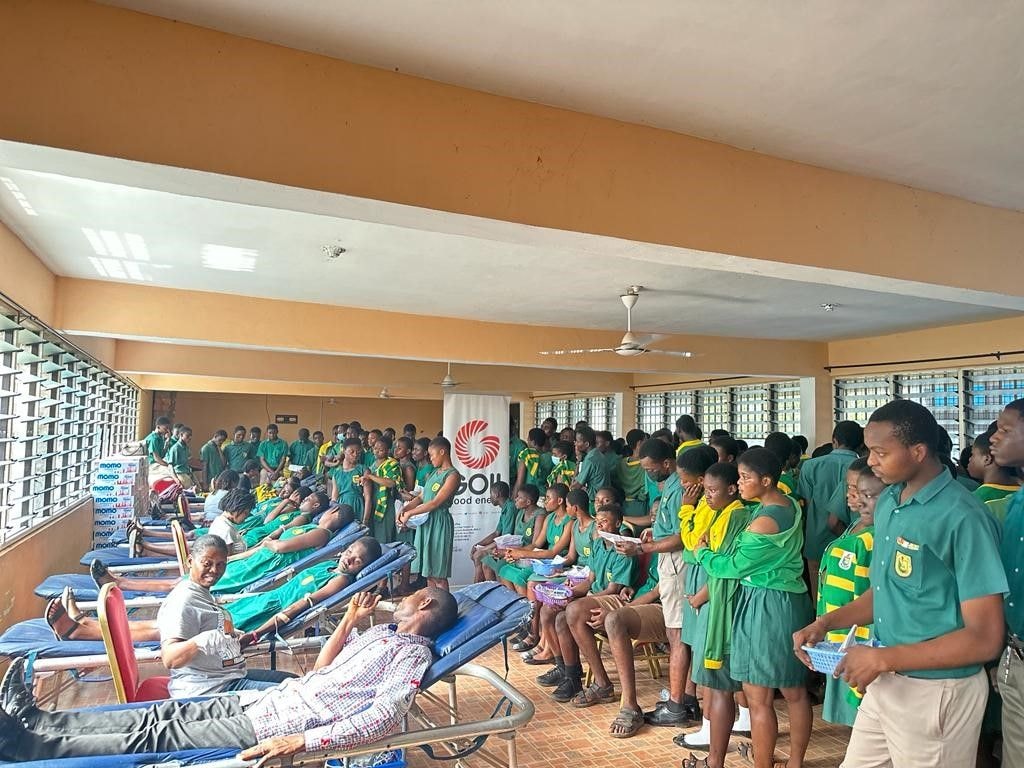 GOIL supports blood donation exercise in Nifa SHS