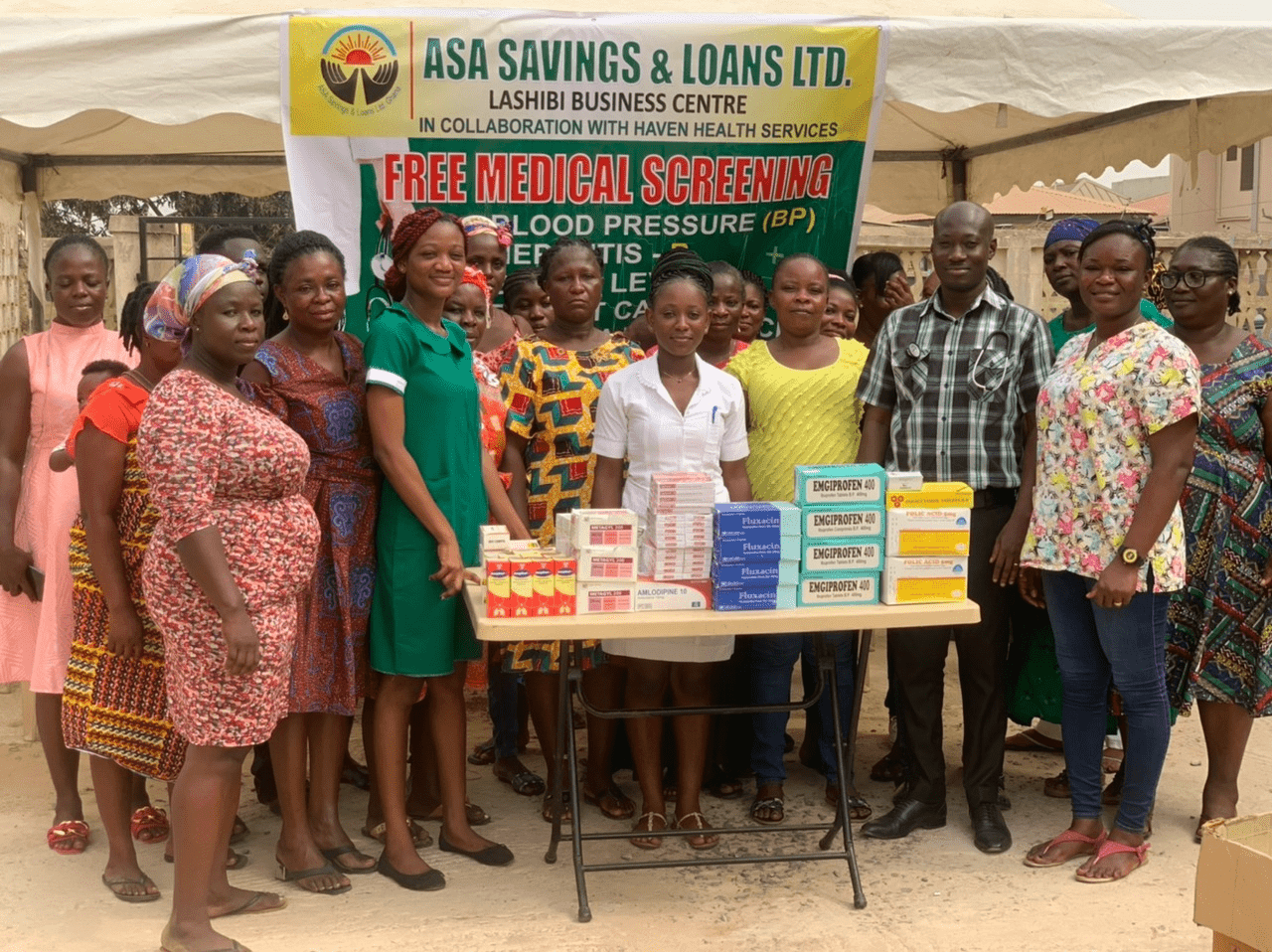 ASA organises health screening at Lashibi and Maamobi Business Centres