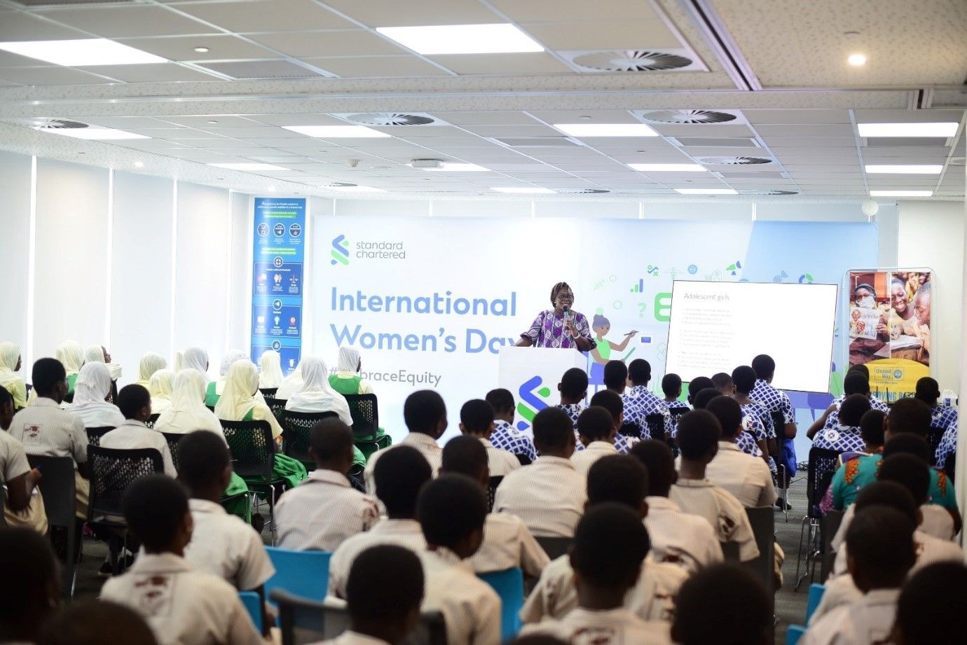 Standard Chartered commemorates International Women’s Day with Adolescent girls