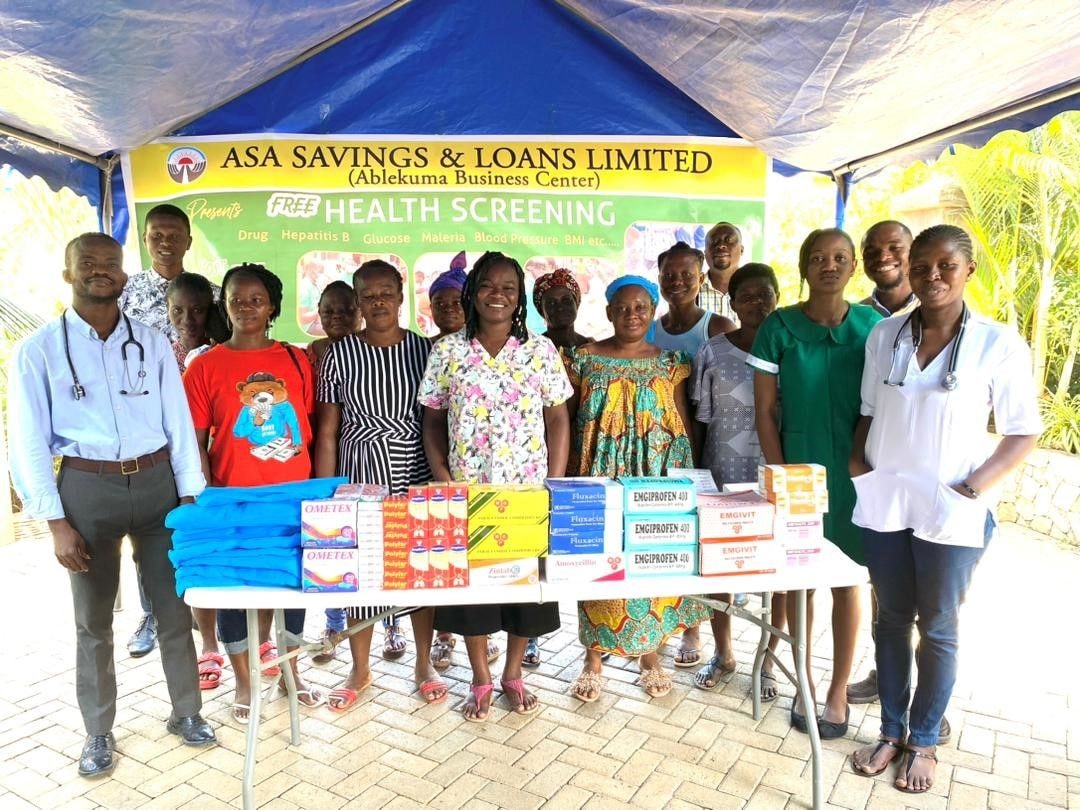 ASA Savings and Loans organises free health screening at Ablekuma