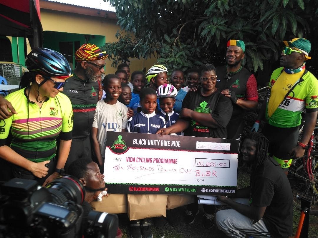 Black Unity Ride donates £10k to Vida Cycling Programme