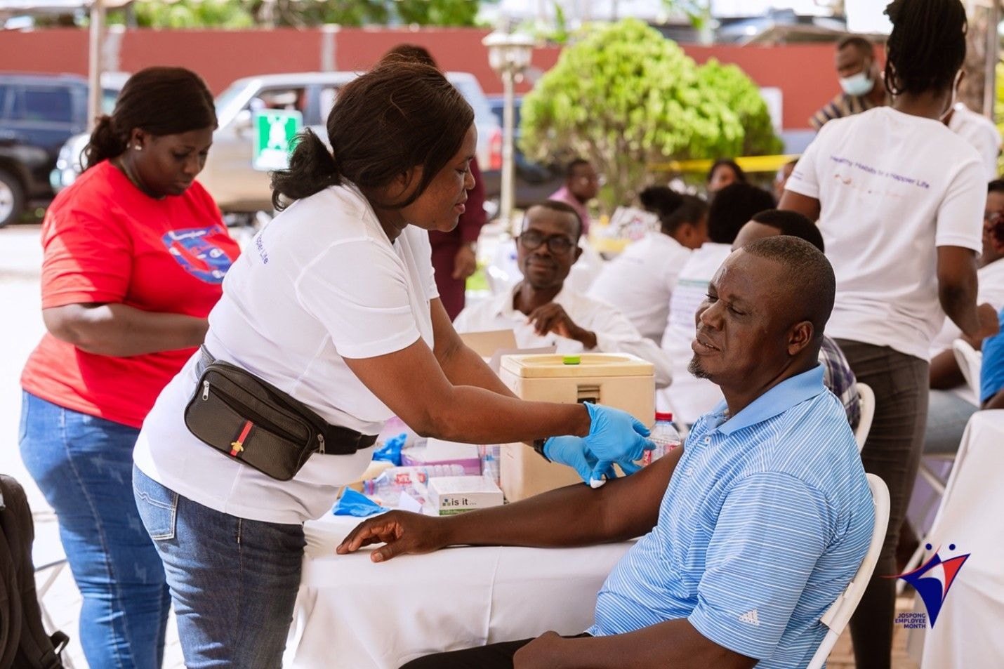 Jospong Group holds health screening for staff