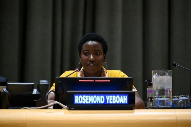 Rosemond Yeboah captivates audience at UN General Assembly