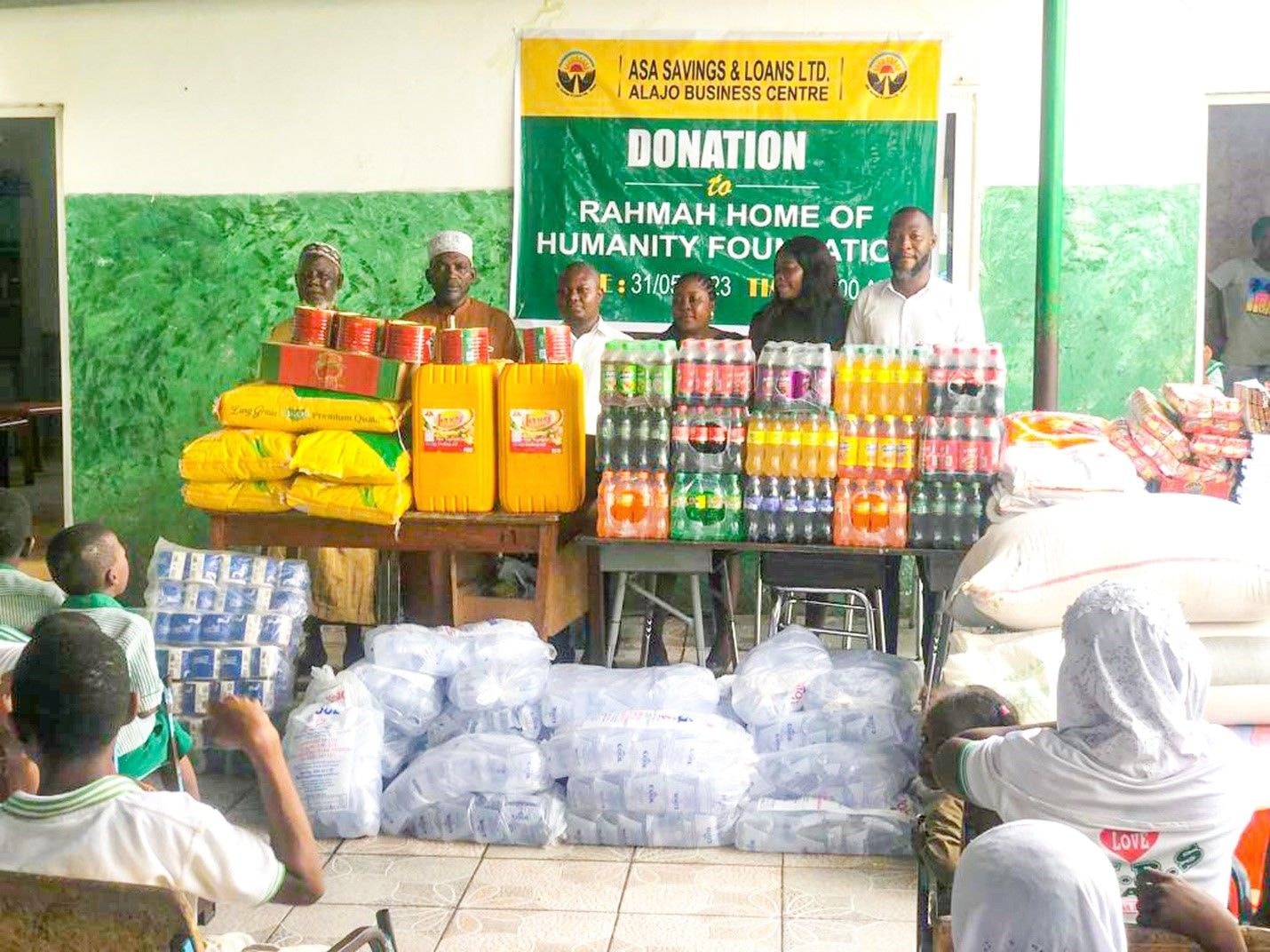 ASA Savings & Loans donates to Rahmah Home of Humanity Foundation