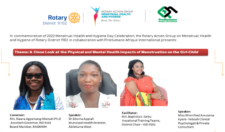 2023 Menstrual Hygiene Day held