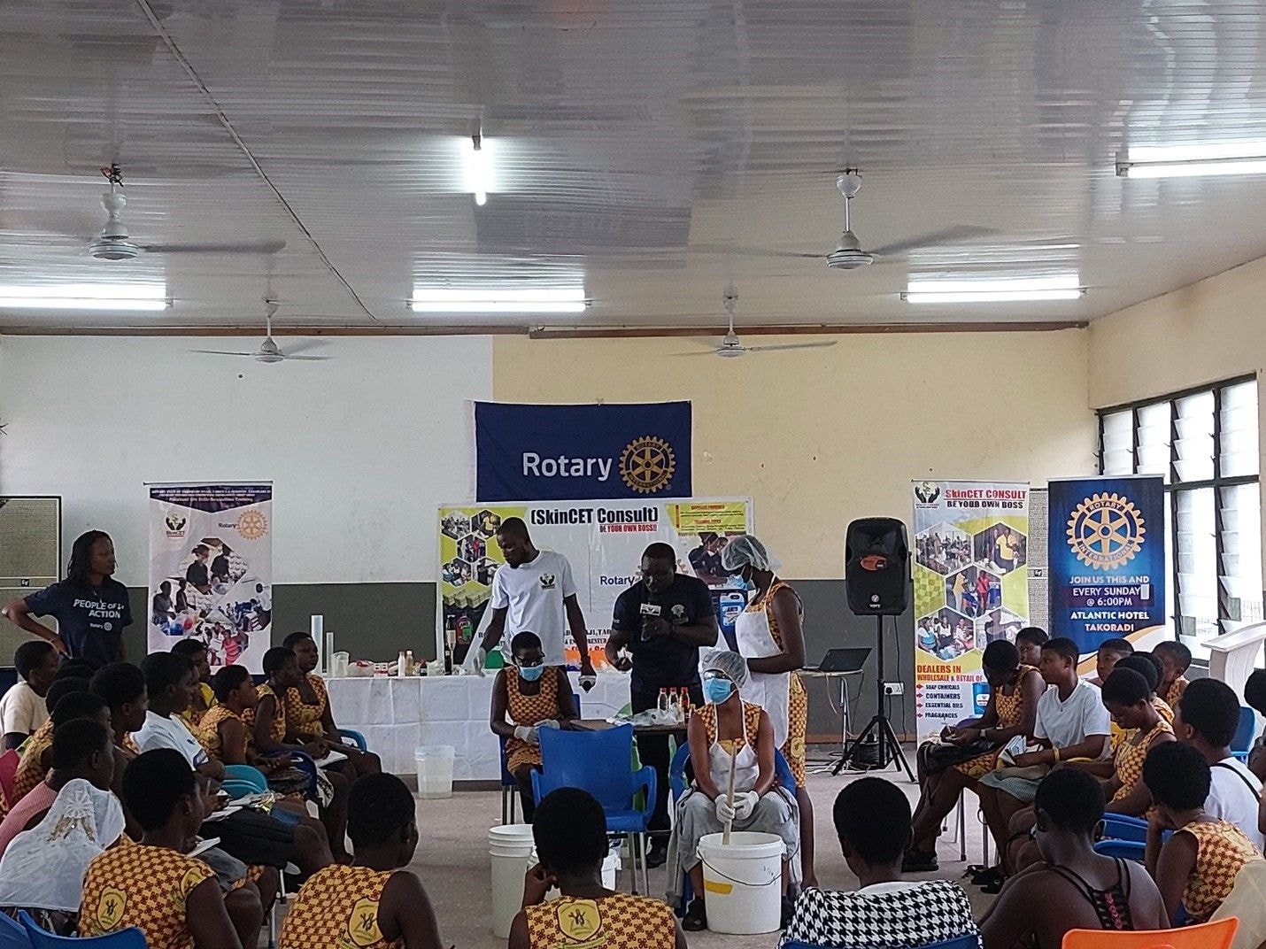 Rotary Club empowers TTI girls