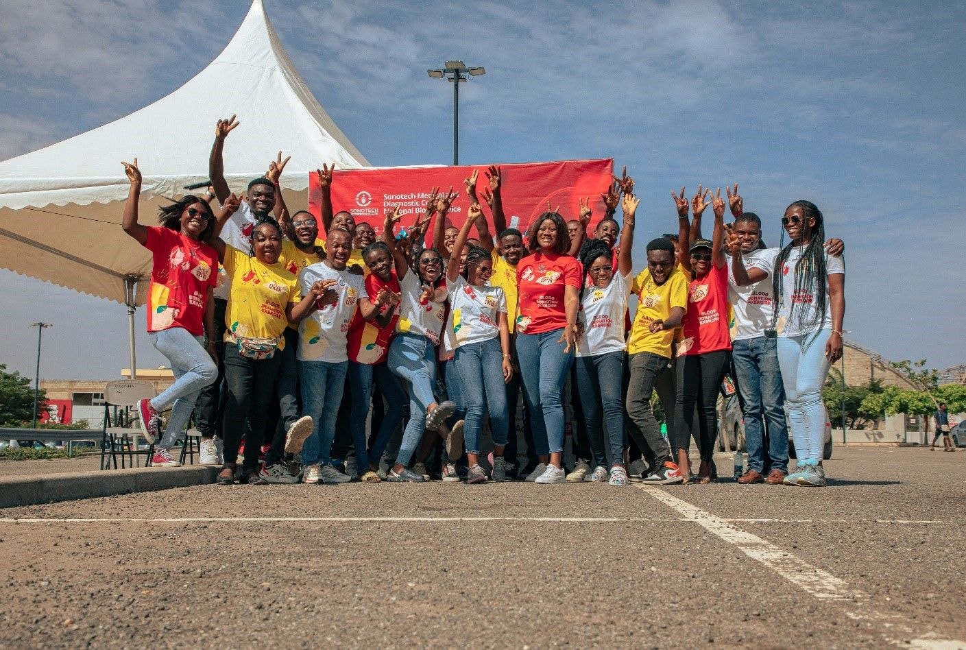 Sonotech Medical Centre marks 10th anniversary with blood donation
