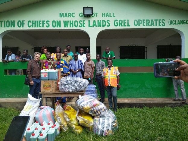 GREL supports two municipalities with relief items