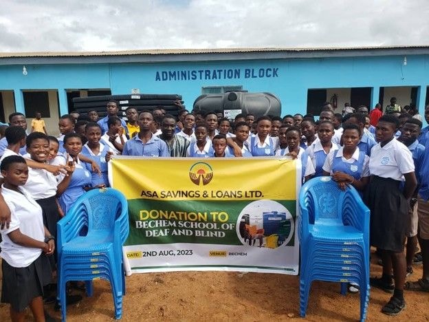 ASA Savings and Loans donates to Bechem School for the Deaf and Blind