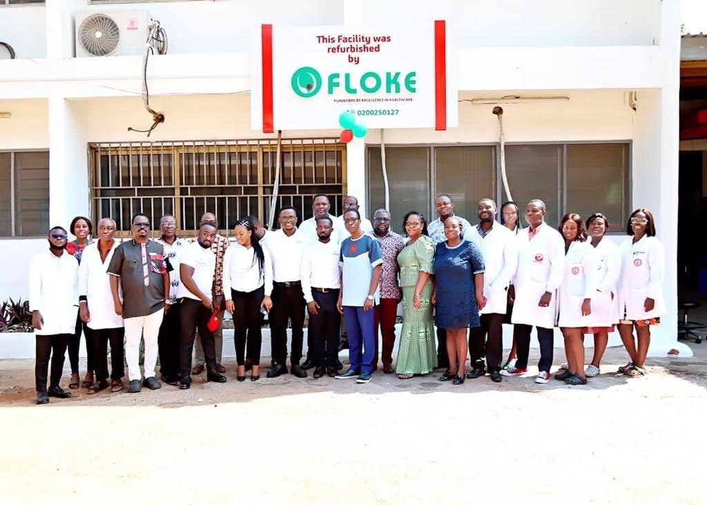 Flokefama refurbishes Korle Bu Blood Bank to enhance healthcare quality