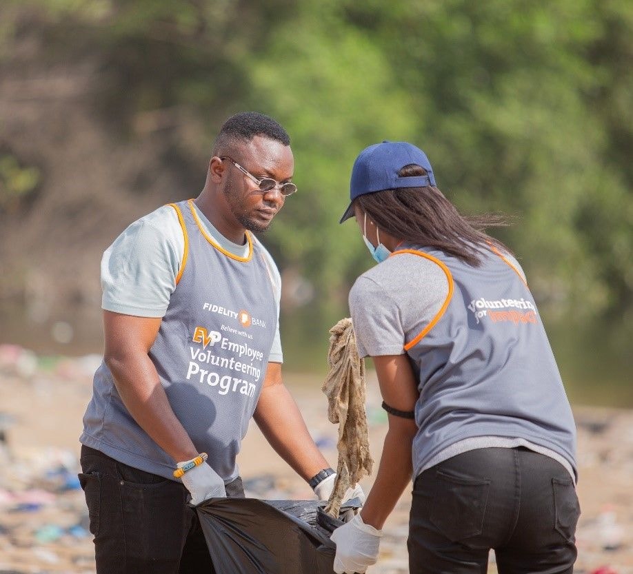 Fidelity Bank commits to sustainability with beach clean-up exercise