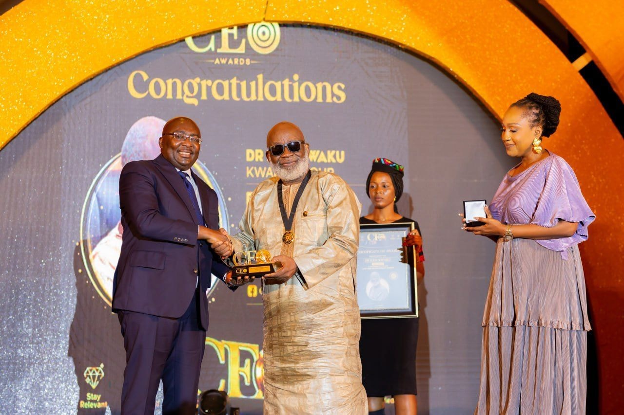 Dr. Ken Kwaku honoured with a Life Time Achievement AWARD