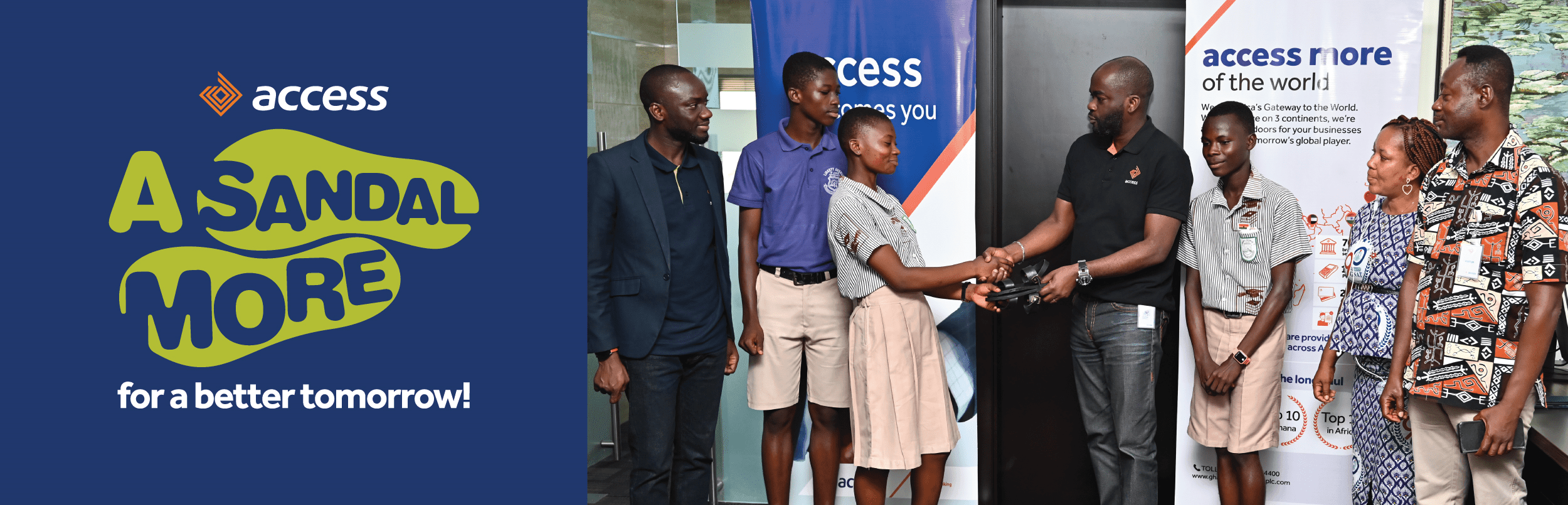 Access Bank launches ‘A Sandal More’ Campaign to donate 13,000 sandals
