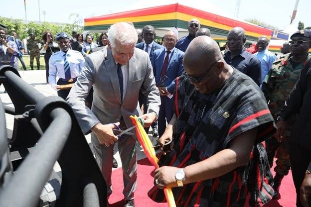 Prez Akufo-Addo receives military vehicles from EU