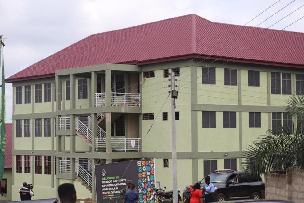 Veep inaugurates Siriboe Institute of Agribusiness, Skills Development
