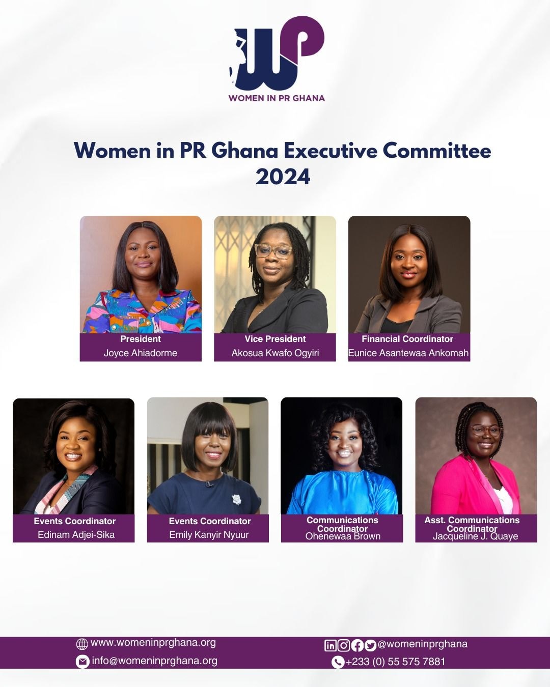 Women in PR Ghana announces its first Executive Committee