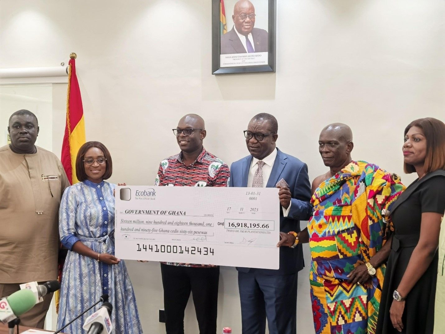 TOPP presents GH¢30.89m dividend to gov’t
