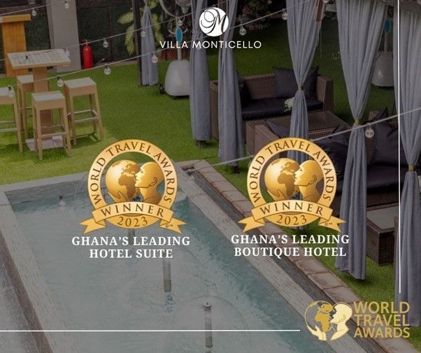 Villa Monticello shines with two wins at World Travel Awards 2023