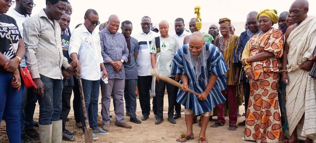 Citi FM/Citi TV begins construction of clinic and staff bungalow in Mepe