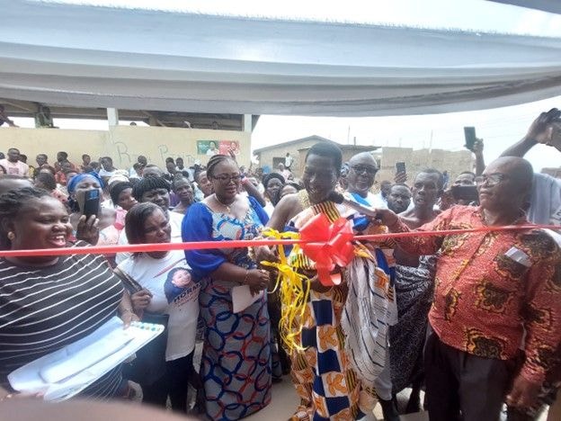 NLA hands over toilet facility to Mpintsin community