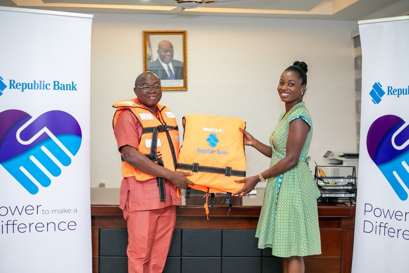 Republic Bank supports Fanaa residents with life jackets