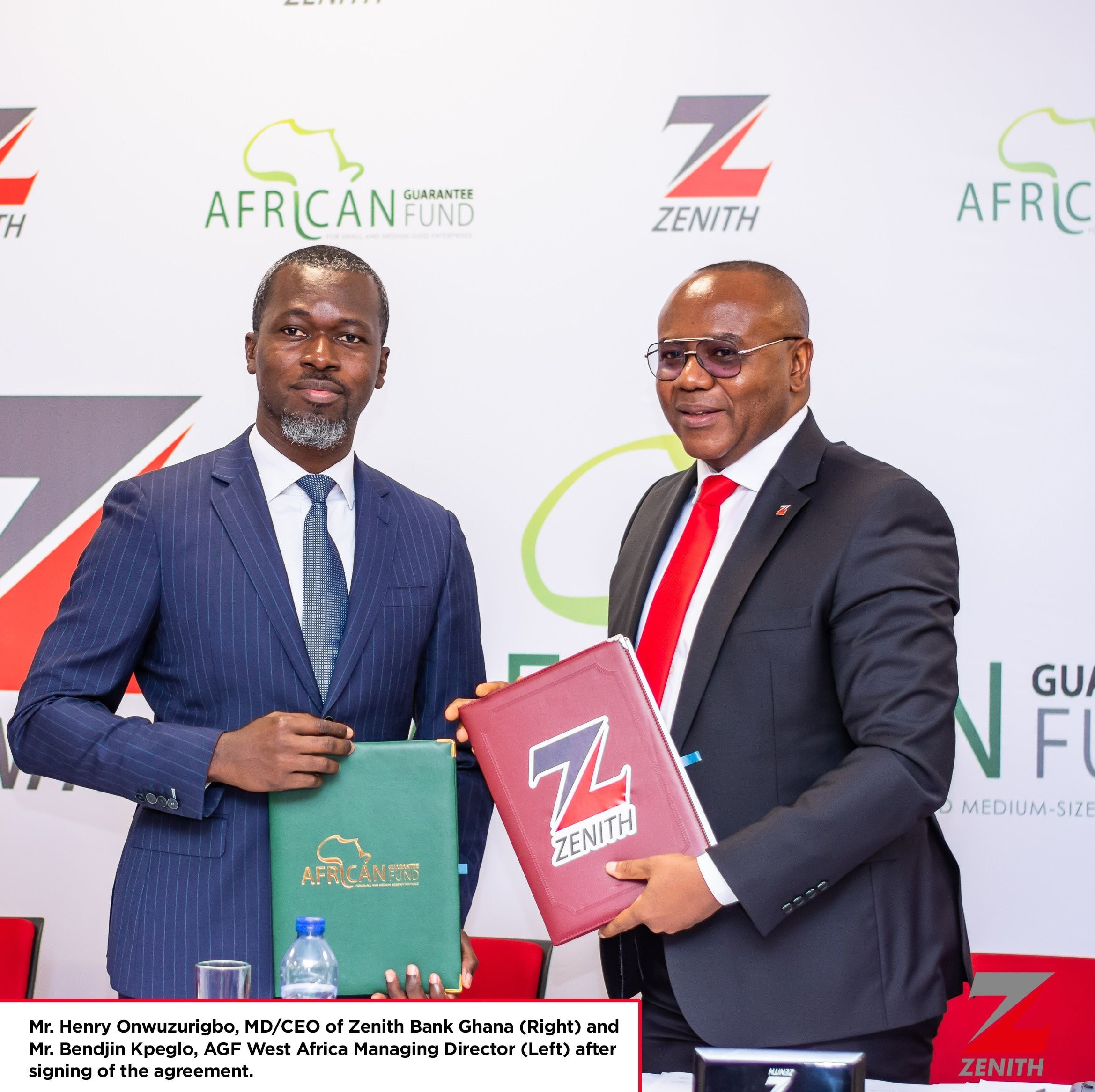 Zenith Bank Ghana and African Guarantee Fund partner to empower Ghanaian MSMEs, women-owned/led businesses and sustainability focused businesses