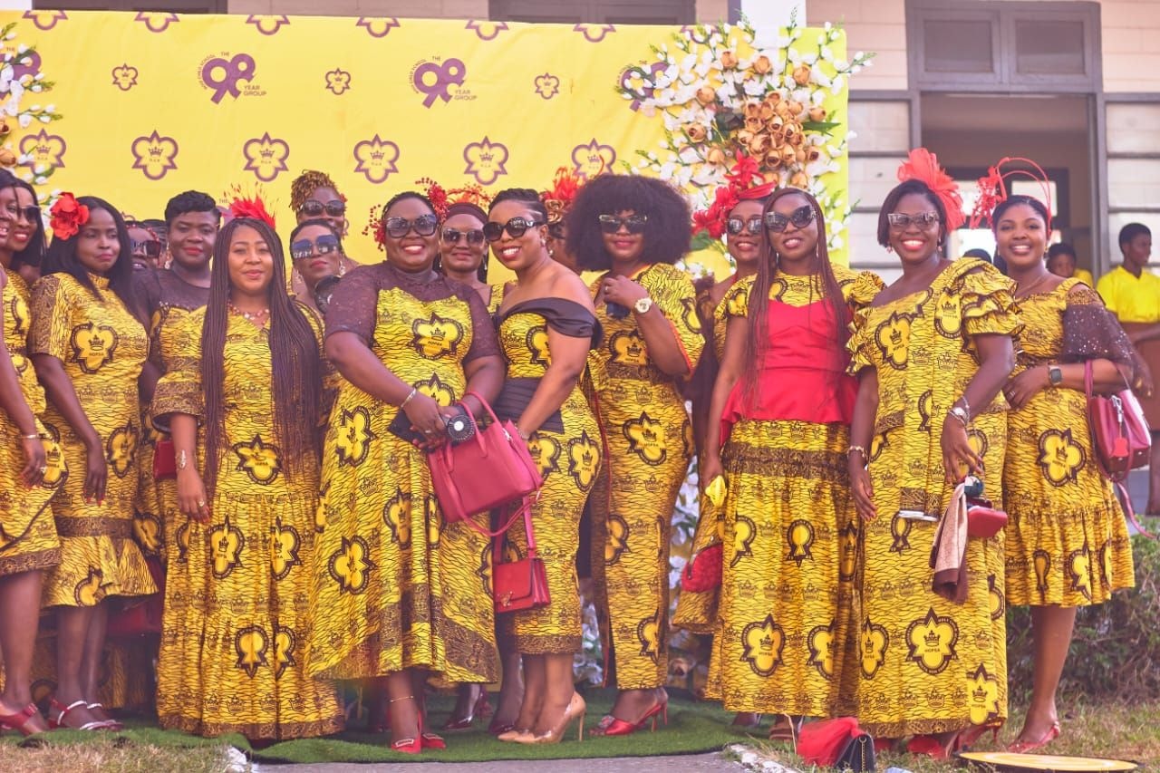 The RED Ladies of Holy Child School Cape Coast go green
