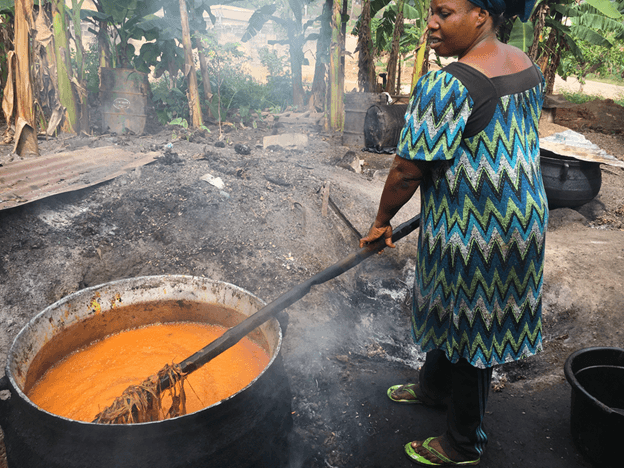 Unlocking economic power of female artisanal palm oil processors