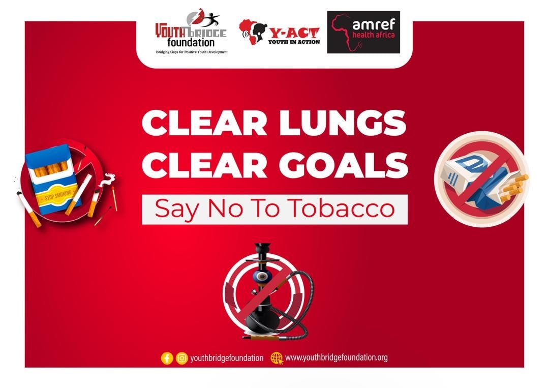 Youth Bridge Foundation, Youth in Action, and AMREF Africa Raise Awareness on Youth Tobacco Use