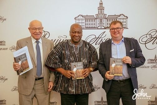 Mahama launches Russian language version of his political memoir