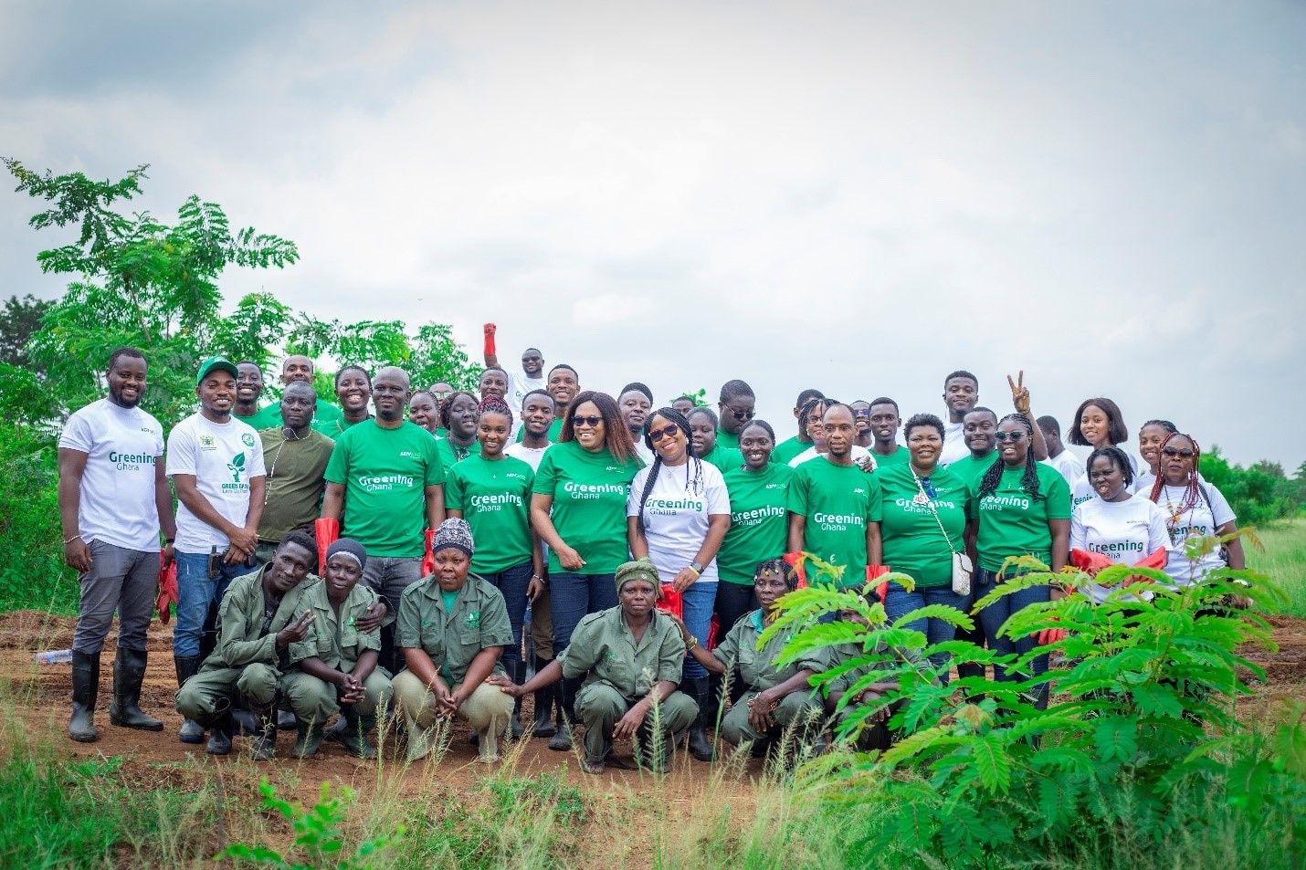 Advans Ghana plants over 1,500 trees for a greener future