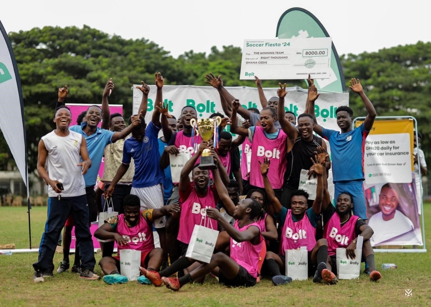 Bolt drivers unite for annual soccer fiesta