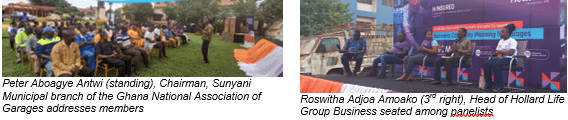 Hollard Life educates local Sunyani garages with life insurance solutions