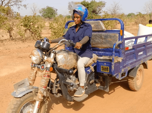 USAID-MFA supports young female aggregator with working capital, motorized tricycle to expand business